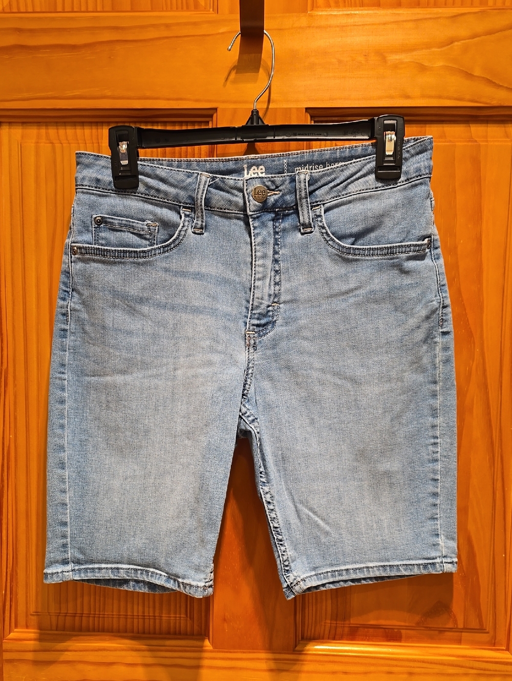 Lee Light Wash Womens Denim Shorts